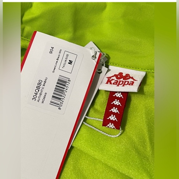 Kappa Lime Green Track Jacket - Picture 4 of 8